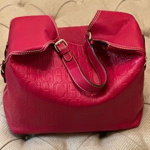 Carolina Herrera Tattooed Bag Red